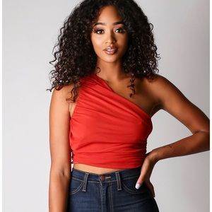 SOLD- BRAND NEW- Ruched Top